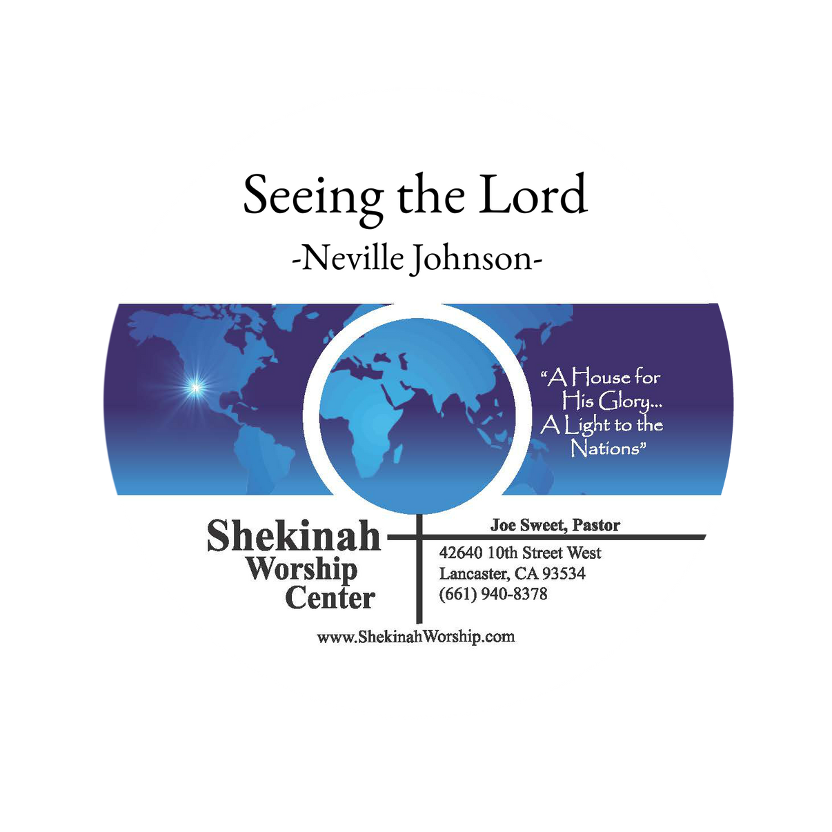 Seeing the Lord Neville Johnson CD Shekinah Worship Center Online Store