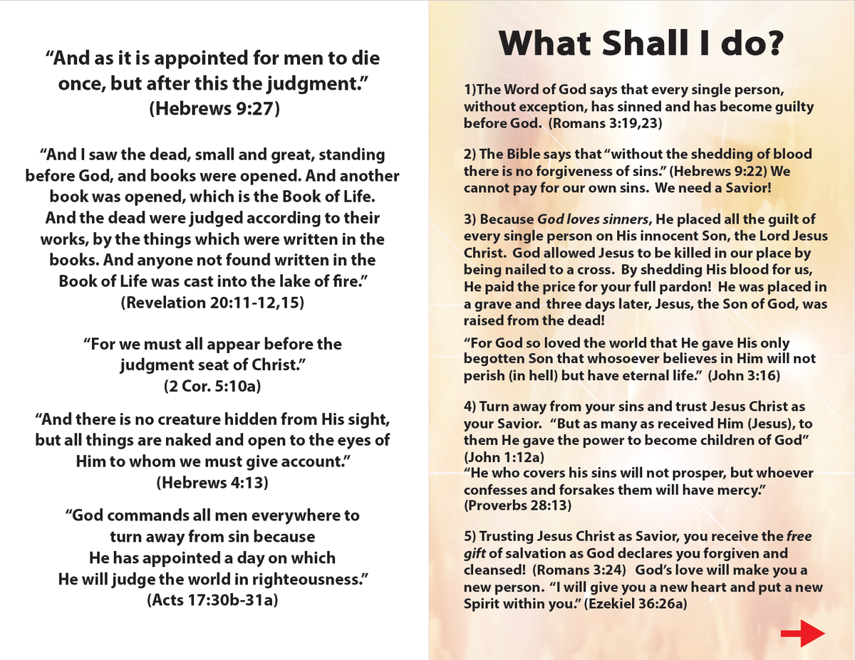 Gospel Tract - What Happens After You Die? - 100 Pack